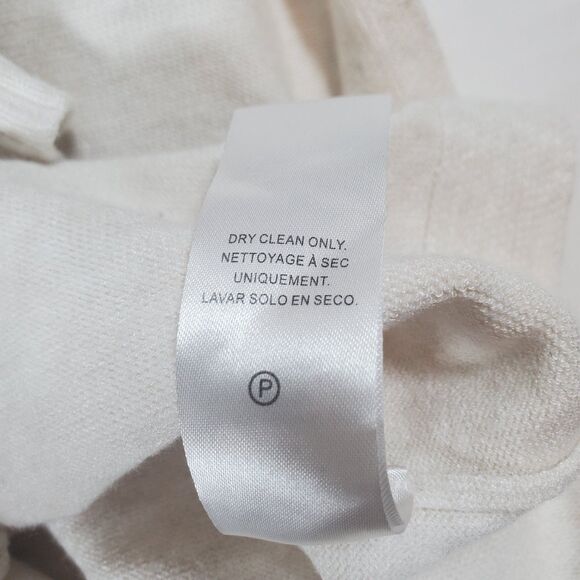 Splendid x @Cellajane Women's Maxi Sweater Dress Medium Cream Oversized Deep V - Picture 9 of 12